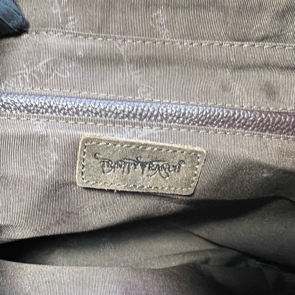 Elegant Turquoise and Brown Shoulder Bag - Picture 9 of 10